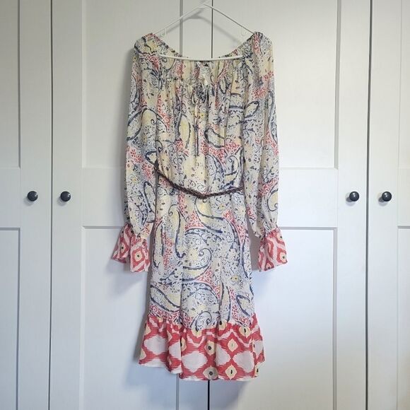 American rag cie plus size barn red combo dress - Picture 2 of 10